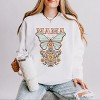 Simply Sage Market Mama Butterfly Floral Lightweight Garment Dyed Sweatshirt - 2 of 4