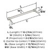 Amerock Faraday Appliance Pull for Large Panels and Oversized Cabinets - 3 of 4