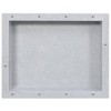 VidaXL Shower Niche Matt Gray 16.1"x20.1"x3.9" - 2 of 4
