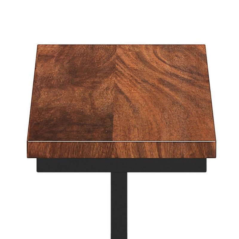 Bryant C Side Table Cognac Brown - WyndenHall, 5 of 8