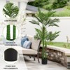 NicBex 1PC Faux Tree, Double Rod 18-leaf Artificial Plant Indoor Fake Plants for Courtyard Entryway, Garden Decor - 2 of 4