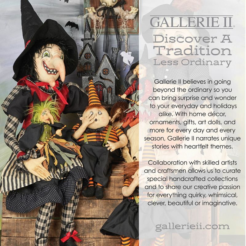 Gallerie II 43" Hanging Scarecrow Halloween Decor, 2 of 3