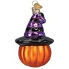 Old World Christmas Glass Blown Ornament for Christmas Tree, Witch Pumpkin - 2 of 4