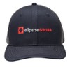 Alpine Swiss Trucker Hat Snapback Mesh Back Cap Adjustable Breathable Casual Baseball Cap - 4 of 4
