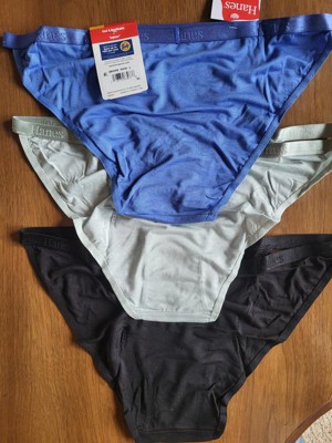 Hanes Originals Ultimate Women's Cotton Stretch Bikini Underwear - 3 Pack -  Gray, L - Fred Meyer