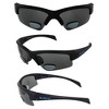 2 Pairs of Global Vision Eyewear Bifocal 2 Safety Motorcycle Glasses with +1.5 Bifocal Smoke, Brown Lenses - 2 of 4