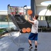 Gymax Indoor Basketball Arcade Game Sport Double Triple Electronic Hoops Shot 2 Player 3 Player With 4/6 Balls (2 Player) - 3 of 4