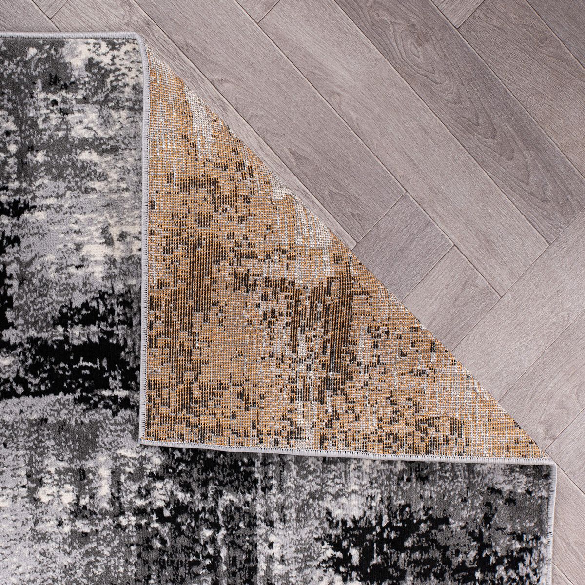 World Rug Gallery Dublin Contemporary Abstract Area Rug: Stain & Fade-Resistant, Low Pile, Indoor Use - thumbnail 5