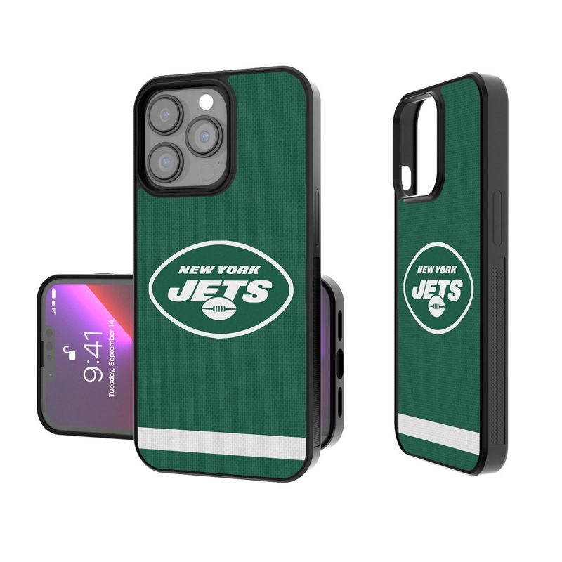 Keyscaper New York Jets Stripe Bump Phone Case, 1 of 7