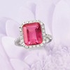 Ross-Simons 6.50 Carat Pink Topaz and .25 ct. t.w. Diamond Ring in Sterling Silver - 4 of 4