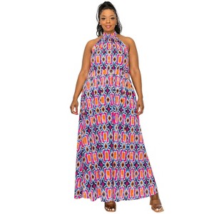 L I V D Women's Rios Halter Neck Dress - 1 of 3