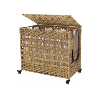Apex Vanguards Rattan-Style Handwoven Laundry Basket