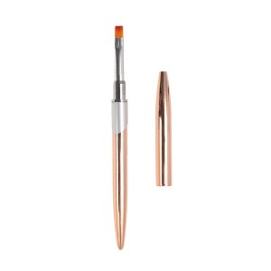 Unique Bargains Flat Nail Brush Rose Gold Tone Silver Tone 1 Pc - 1 of 4