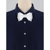 Allegra K Men's Solid Color Self-tied Formal Wedding Party Tuxedo Adjustable Bow Ties - 2 of 4
