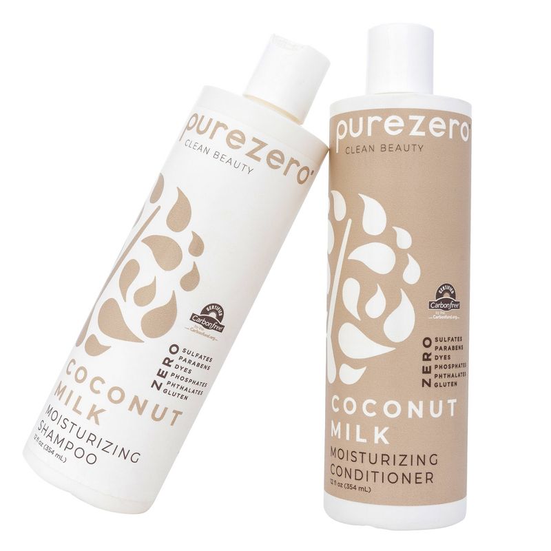 Purezero Coconut Milk Moisturizing Shampoo - 12 fl oz, 4 of 12