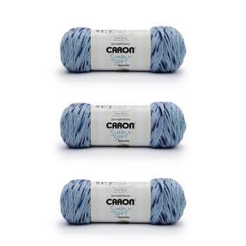 Caron Simply Soft Yarn-Royal Blue, Color #9767 ~ Set of 3 Skeins