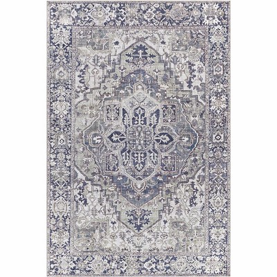 Hauteloom Neyland Iris Gray Area Rug 2359