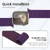 HTUTWOO Magnetic Silicone Compatible with Apple Watch Band Ultra 2 ＆Ultra 49mm 46mm 45mm 44mm 42mm 41mm 38mm for Woen men - 4 of 4
