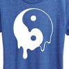 Women's - Instant Message - Melty Yin Yang Short Sleeve Graphic T-Shirt - 2 of 4