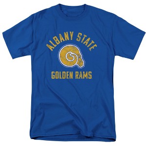 Men's Albany State University Official Albany Golden Rams Logo Adult T-Shirt Albany Golden Rams Logo - 1 of 4