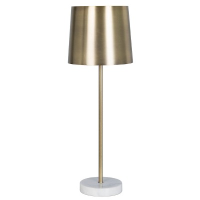 marble base table lamp