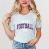 Simply Sage Market Women's  In My Football Era - Blue Short Sleeve Graphic Tee - 2 of 4