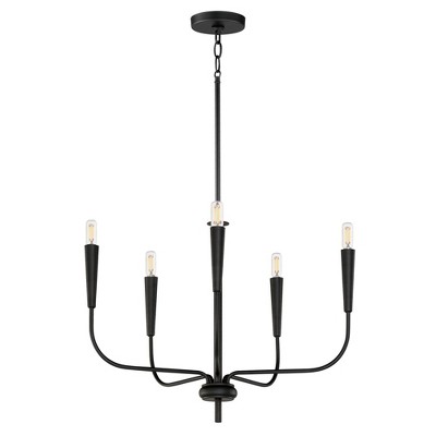 Maxim Lighting Vela 5 - Light Chandelier in  Black