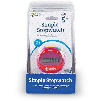 Learning Resources Simple Stopwatch, Set of 6, Ages 5+