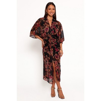 Petal and Pup Audrina Maxi Dress - Deep Night Floral S