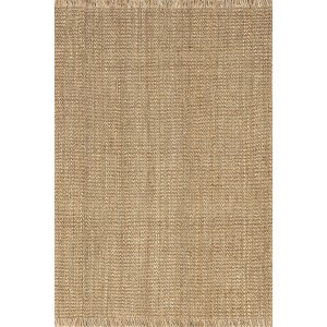 Nuloom Solveig Farmhouse Jute and Seagrass Tasseled Indoor Area Rug - 1 of 4