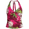 Lands' End Women's Twist Halter Tankini Top - 3 of 4