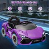 Orange 12V Ride On Car for Kids, Electric Vehicle, Car Toy for Boys & Girls, with Bluetooth, USB, Music, Remote Control, Headlight - 4 of 4