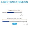 Unique Bargains Stainless Steel Portable Telescopic Flag Pole 2 Pcs - 2 of 4