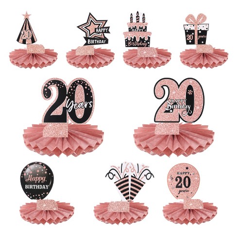 Unique Bargains Birthday Decoration Party Table Centerpieces 9 Pcs - image 1 of 4