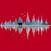 Men's Design By Humans The Sounds Of Nature - Music Sound Wave By NomAdartStudio T-Shirt - 2 of 4