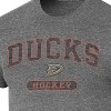 NHL Anaheim Ducks Men's Gray Tri-Blend T-Shirt - image 3 of 3