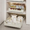 Slide Out Cabinet Organizer, Sliding Drawer Pantry Shelf W/Damping Guide, Nylon Adhesive, Heavy Duty Pantry Shelves For Bathroom, Kitchen - 3 of 4