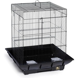 3-in-1 Small Bird Cage with Playtop & Rolling Stand, Portable Travel Carrier with Accessories for Parakeets, Cockatiels, Lovebirds & Canaries - 1 of 4