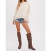 Women's Oversized Cotton Blend Sweatshirt - BluIvy - 4 of 4