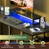 GALAXHERO 60-Inch L-Shaped Gaming Desk, Corner Computer Desk with Storage, Power Outlets & LED Lights, Office/Gaming Desk for Bedroom - 4 of 4