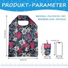 6 Pcs Reusable Shopping Bags Foldable, Machine Washable Shopping Groce - 2 of 4