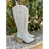 Women's Wo's Rhinestone Western Style Boots - Very G - 3 of 4