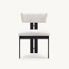 A Set Of 2 Armless Dining Chair-Sturdy Iron Frame, Comfortable Cushion, Easy Assembly, Perfect for Home & Restaurant Use-Morden Fort - 2 of 4