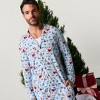 Adult General Sizing Christmasville Men's Luxe Pajama Pant Set - Posh Peanut - 2 of 4