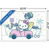 Trends International Hello Kitty: 20 Kawaii Vacation - Let's Go Framed Wall Poster Prints - 3 of 4