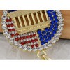 Anna-Kaci 4th of July USA American Flag Pendant Lincoln Memorial Round Elephant Necklace  for Women Men, Round - 4 of 4