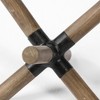 HomeRoots 5" Brown Metal And Wood Modern Abstract Tabletop Sculpture - 4 of 4
