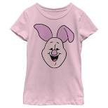 Girl's Winnie the Pooh Piglet Big Face T-Shirt