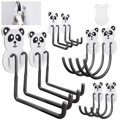 Phiestina Heavy-Duty Adhesive Wall Hooks for Home Storage