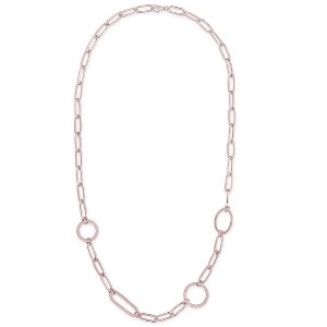 SHINE by Sterling Forever Mixed Link Chain Necklace - 1 of 3